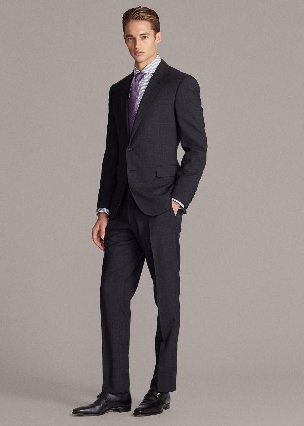 Men's Ralph Lauren Gregory Glen Plaid Wool Suits | 135204FGA